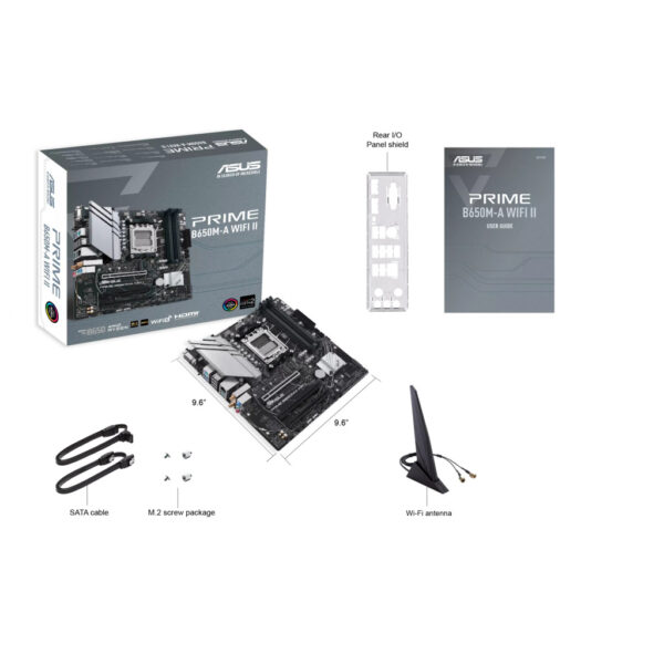 ASUS PRIME B650M-A WIFI II AMD B650 Socket AM5 micro ATX - Afbeelding 7