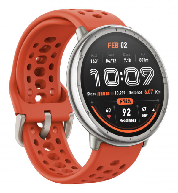 Amazfit W2433EU1N smartwatch / sport watch 3,35 cm (1.32") AMOLED Digitaal 466 x 466 Pixels Touchscreen Zilver - Afbeelding 6