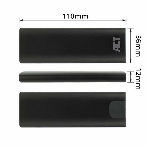 ACT USB-C M.2 NVMe / PCIe SSD Behuizing, tool-free - Afbeelding 9