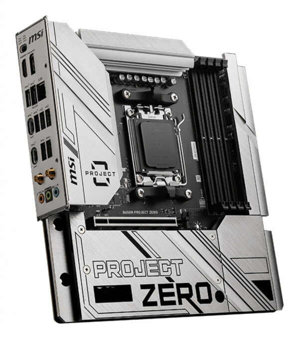 MSI B650M PROJECT ZERO moederbord AMD B650 Socket AM5 micro ATX - Afbeelding 5