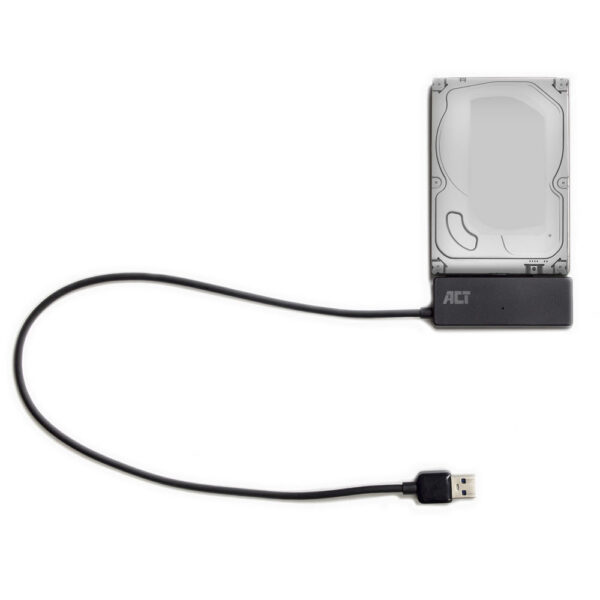 ACT USB 3.2 Gen1 naar 2,5/3,5 inch SATA Adapterkabel voor SSD/HDD - Afbeelding 5