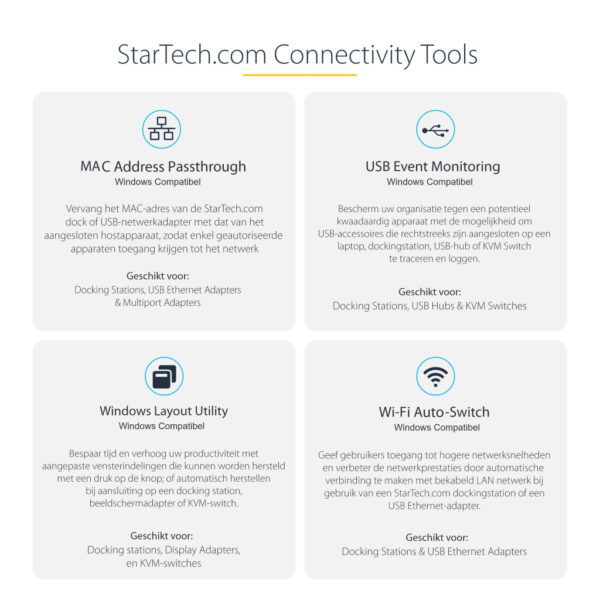 StarTech.com USB C Multiport Adapter, 4K 60Hz HDMI Video, 3 Port 5Gbps USB-A Hub, 100W USB Power Delivery Pass-Through, GbE, SD - Afbeelding 18