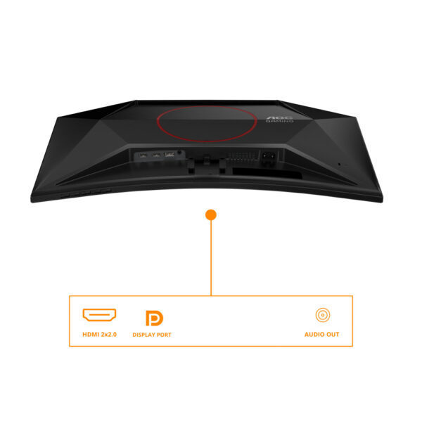 AOC G4 C27G42E computer monitor 68,6 cm (27") 1920 x 1080 Pixels Full HD LED Zwart, Rood - Afbeelding 11