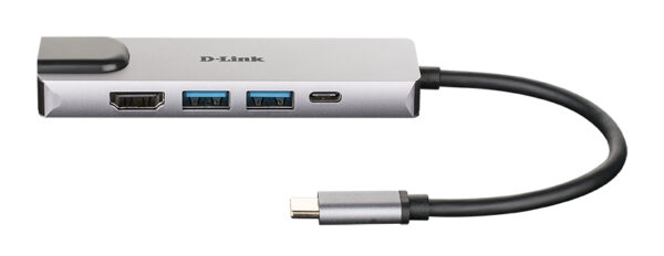 D-Link DUB-M520 Bedraad Thunderbolt 3 Aluminium - Afbeelding 2
