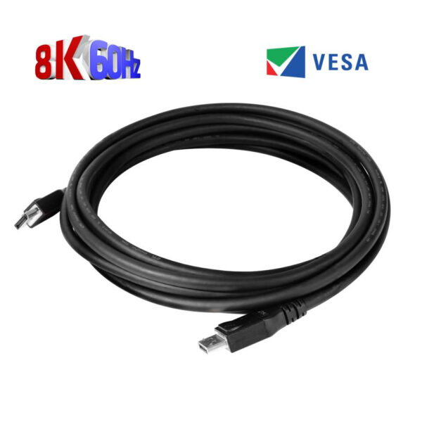 CLUB3D DisplayPort 1.4 HBR3 8K Kabel M/M 5 meter - Afbeelding 5