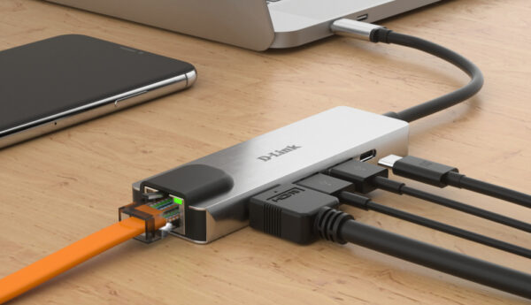 D-Link DUB-M520 Bedraad Thunderbolt 3 Aluminium - Afbeelding 4
