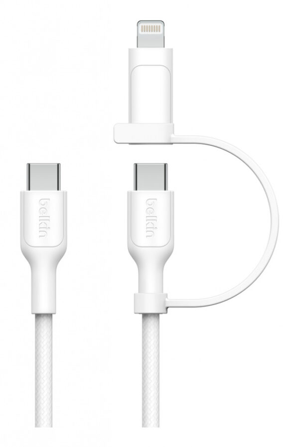 Belkin BoostCharge Pro USB-kabel USB 2.0 1,5 m USB C USB C/Lightning Wit - Afbeelding 2