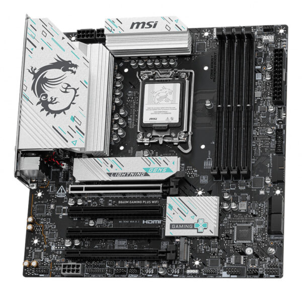 MSI B860M GAMING PLUS WIFI moederbord Intel B860 LGA 1851 (Socket V1) micro ATX - Afbeelding 3