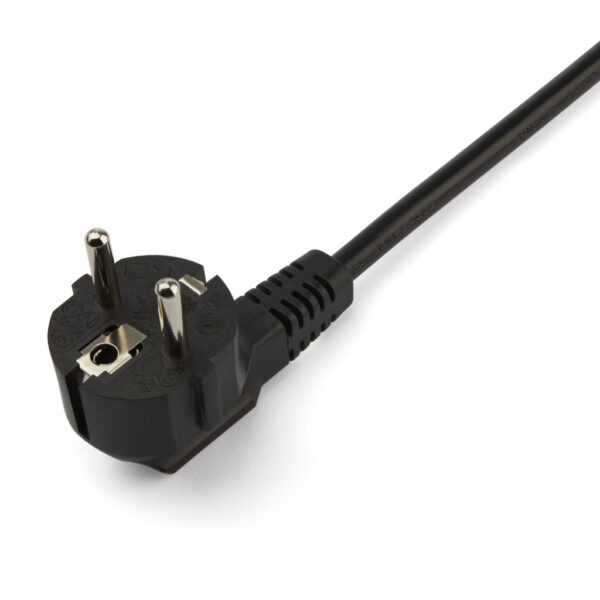 StarTech.com 2m Computer Splitter Stroomkabel, 18AWG, EU Schuko naar 2x C13, 10A 250V, Zwart, AC Vervangkabel, Printer Voedings - Afbeelding 2