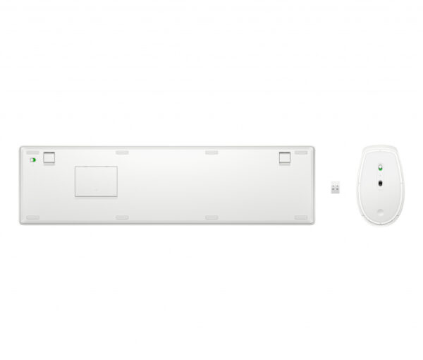 HP 650 draadloze toetsenbord- en muiscombinatie (wit) - Afbeelding 7