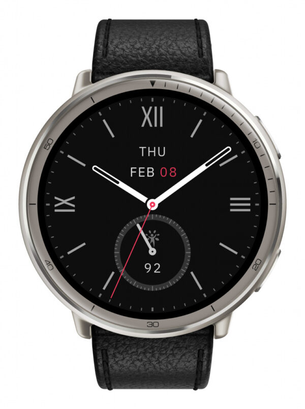 Amazfit W2433EU1N smartwatch / sport watch 3,35 cm (1.32") AMOLED Digitaal 466 x 466 Pixels Touchscreen Zilver