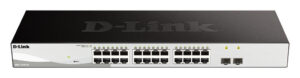 D-Link DGS-1210-26 Managed L2 Gigabit Ethernet (10/100/1000) 1U Zwart, Grijs
