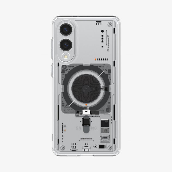 Spigen Ultra Hybrid Neo One (MagFit) mobiele telefoon behuizingen 17 cm (6.7") Hoes Transparant