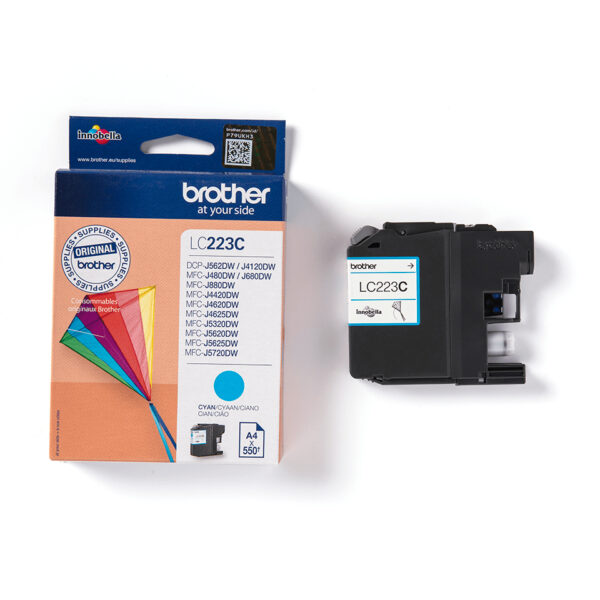 Brother LC223C inktcartridge 1 stuk(s) Origineel Cyaan - Afbeelding 4