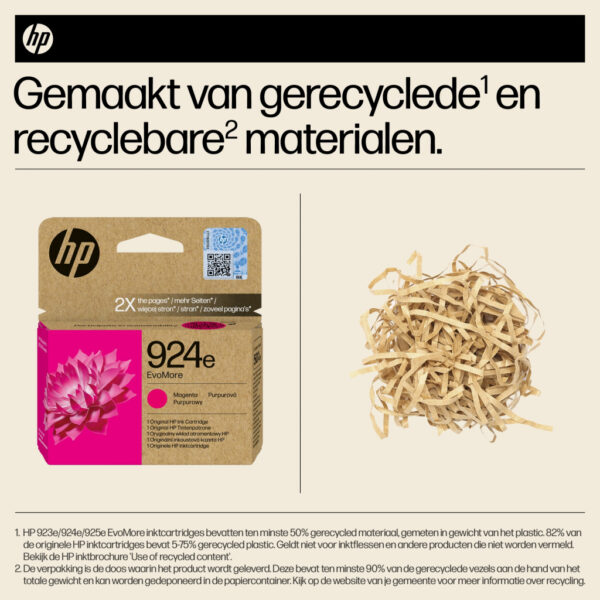 HP 924e EvoMore originele magenta inktcartridge - Afbeelding 6