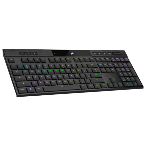 Corsair K100 AIR toetsenbord Gamen USB + RF Wireless + Bluetooth QWERTY Engels Zwart