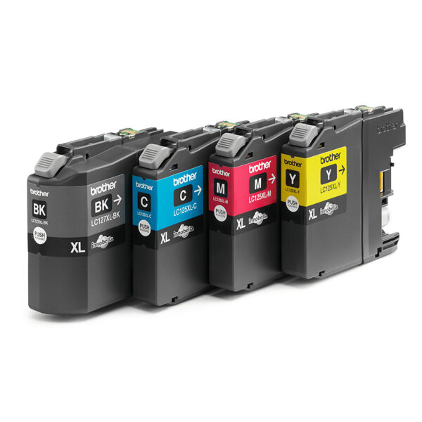 Brother LC127XLVALBP inktcartridge 4 stuk(s) Origineel Zwart, Cyaan, Magenta, Geel - Afbeelding 3
