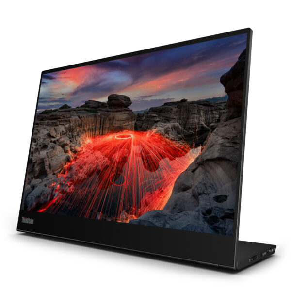 Lenovo ThinkVision M14t Gen 2 LED display 35,6 cm (14") 2240 x 1400 Pixels 2.2K Touchscreen Zwart - Afbeelding 3