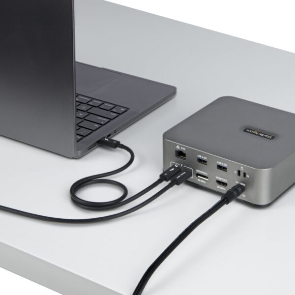 StarTech.com 50cm Thunderbolt 5 Kabel, 80Gbps/Tot 120Gbps, 240W PD EPR, 8K 60Hz, Thunderbolt-Gecertificeerde Kabel, Compatibel - Afbeelding 7