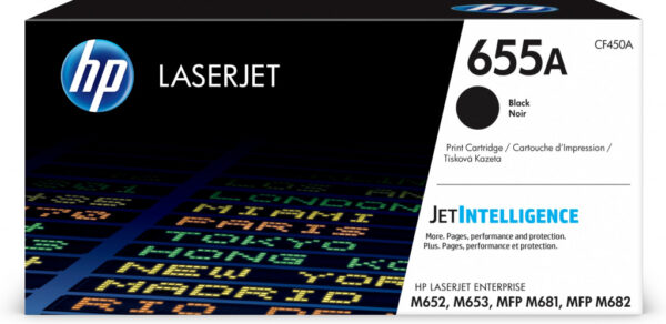 HP Originele 655A zwarte LaserJet tonercartridge
