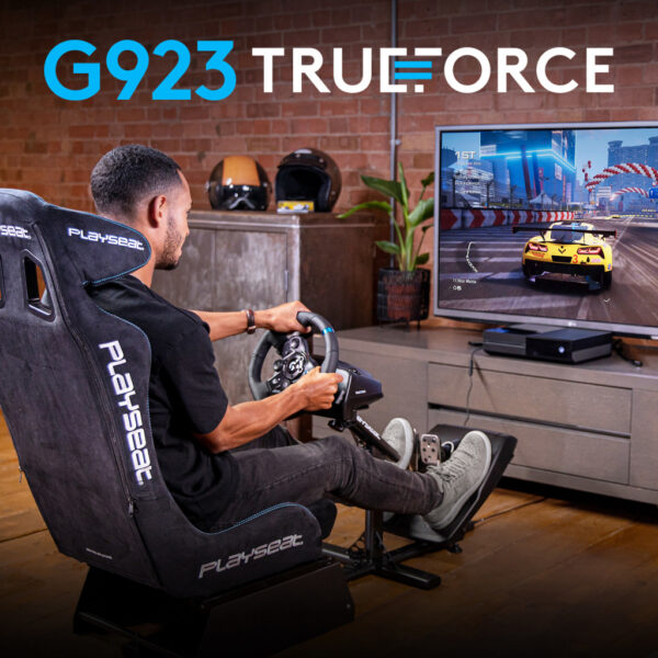 Logitech G G923 Zwart USB 2.0 Stuurwiel + pedalen Analoog/digitaal PC, Xbox One, Xbox Series S, Xbox Series X - Afbeelding 3