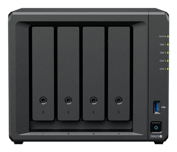 Synology DiskStation DS925+ data-opslag-server NAS Ryzen Embedded V1500B 4 GB DDR4 0 TB Zwart - Afbeelding 2