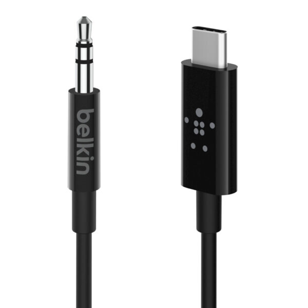 Belkin RockStar™ 3.5mm Audio Cable with USB-C™ Connector audio kabel USB C Zwart - Afbeelding 3