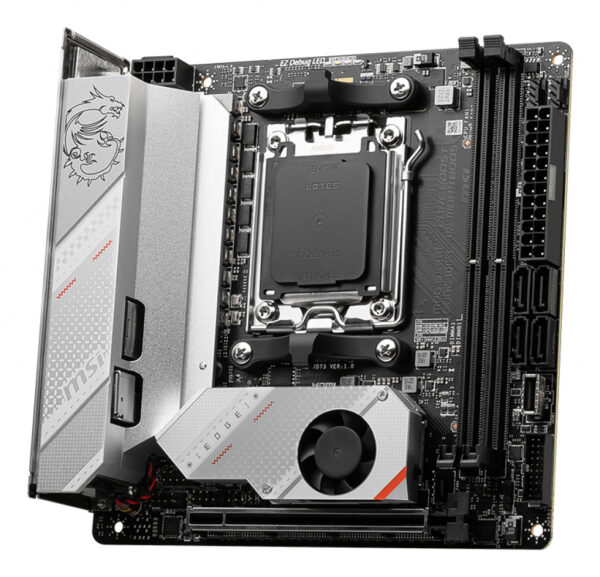MSI MPG B650I EDGE WIFI moederbord AMD B650 Socket AM5 mini ATX - Afbeelding 3