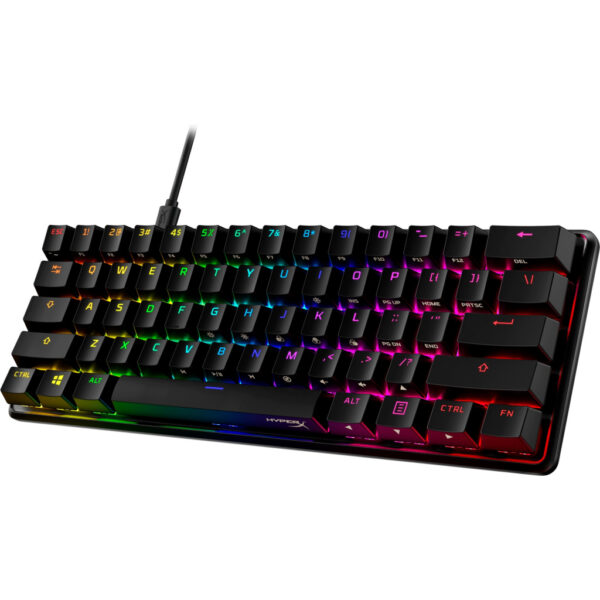 HyperX Alloy Origins 60 - mechanisch gamingtoetsenbord - HX Red (US-indeling) - Afbeelding 8