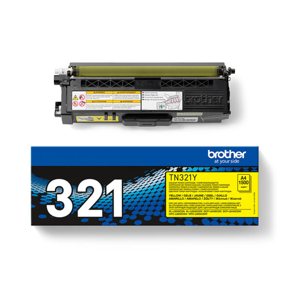 Brother TN-321Y tonercartridge 1 stuk(s) Origineel Geel - Afbeelding 3