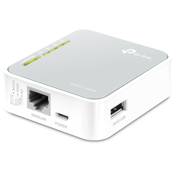 TP-Link TL-MR3020 draadloze router Fast Ethernet Single-band (2.4 GHz) Grijs, Wit - Afbeelding 2
