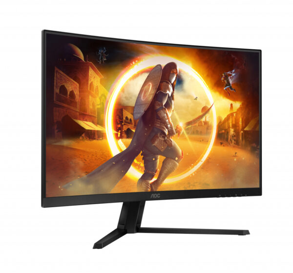 AOC G4 CQ32G4VE computer monitor 81,3 cm (32") 2560 x 1440 Pixels Quad HD LCD Zwart, Grijs - Afbeelding 12