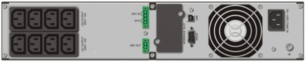 NEXT UPS Systems LOGIX II RT NETPACK UPS Dubbele conversie (online) 1 kVA 900 W 8 AC-uitgang(en) - Afbeelding 2