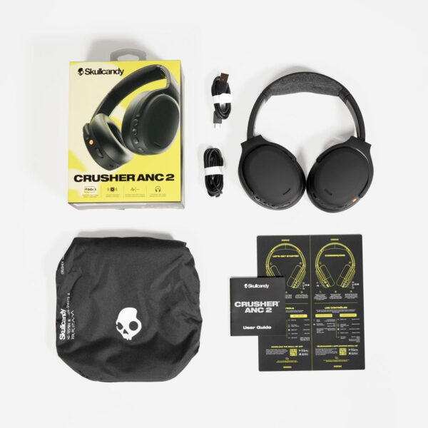 Skullcandy Crusher ANC 2 Hoofdtelefoons Bedraad en draadloos Hoofdband Oproepen/muziek USB Type-C Bluetooth Grijs - Afbeelding 6