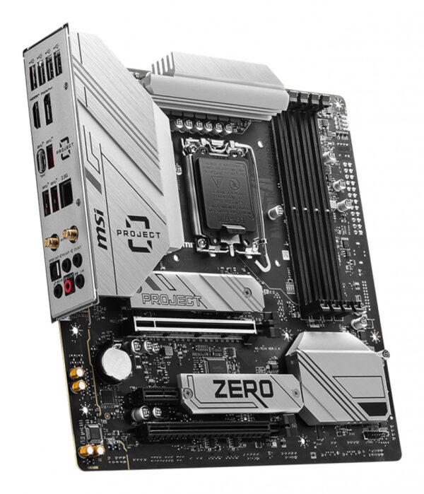 MSI B760M PROJECT ZERO moederbord Intel B760 LGA 1700 micro ATX - Afbeelding 4