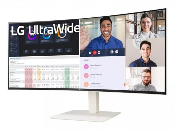 LG 38WR85QC-W computer monitor 96,5 cm (38") 3840 x 1600 Pixels UltraWide Quad HD LCD Wit - Afbeelding 3