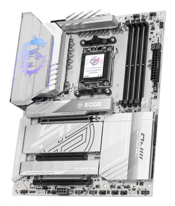 MSI MPG X870E EDGE TI WIFI moederbord AMD X870E Socket AM5 ATX - Afbeelding 3