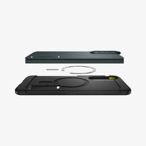 Spigen Tough Armor AI (MagFit) mobiele telefoon behuizingen 17 cm (6.7") Hoes Groen - Afbeelding 9