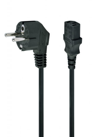 Gembird PC-186-VDE-5M electriciteitssnoer Zwart