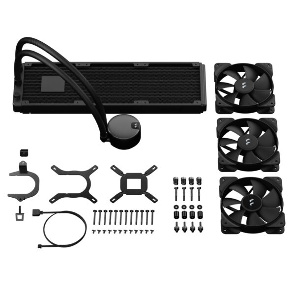 Fractal Design Lumen S36 v2 Processor Alles-in-één vloeistofkoeler 12 cm Zwart 1 stuk(s) - Afbeelding 6