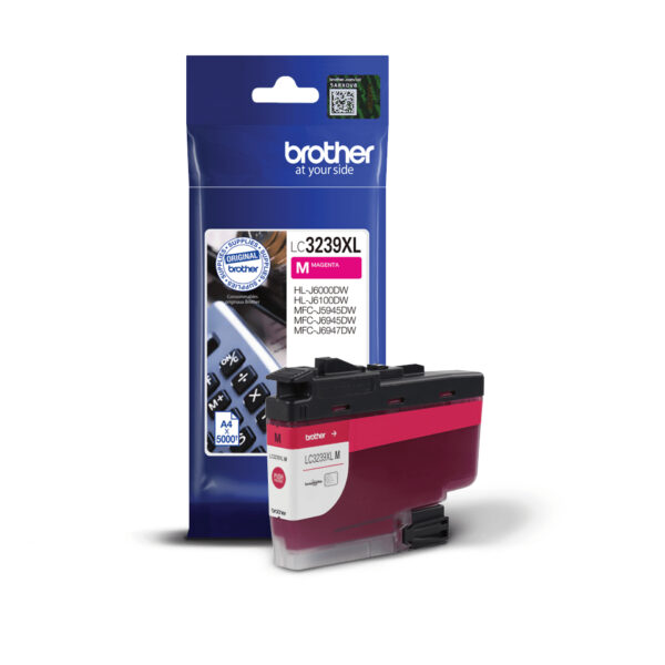 Brother LC3239XLM inktcartridge 1 stuk(s) Origineel Magenta - Afbeelding 2
