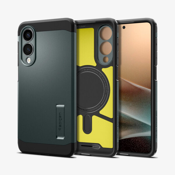 Spigen Tough Armor AI (MagFit) mobiele telefoon behuizingen 17 cm (6.7") Hoes Groen - Afbeelding 2