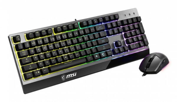 MSI Vigor GK30 COMBO (US) toetsenbord Inclusief muis Gamen USB QWERTY Amerikaans Engels Zwart - Afbeelding 2