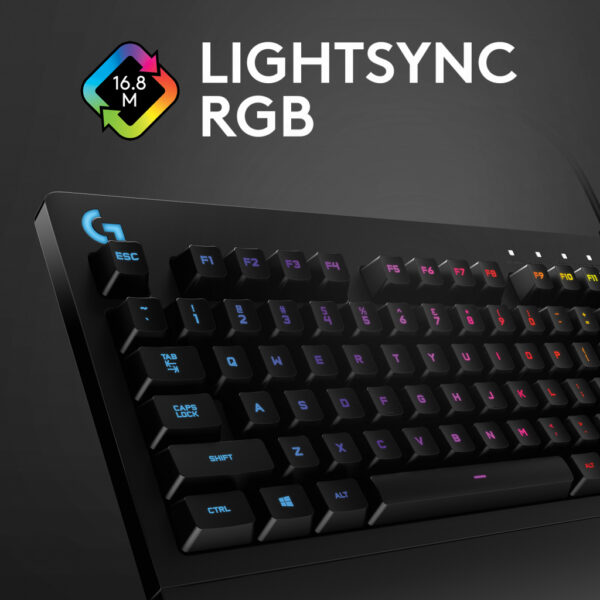 Logitech G 920-008087 toetsenbord Gamen USB QWERTZ Duits Zwart - Afbeelding 5