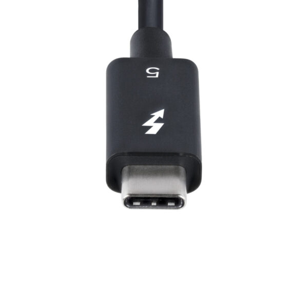 StarTech.com 50cm Thunderbolt 5 Kabel, 80Gbps/Tot 120Gbps, 240W PD EPR, 8K 60Hz, Thunderbolt-Gecertificeerde Kabel, Compatibel - Afbeelding 4