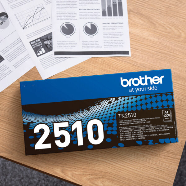 Brother TN-2510 tonercartridge 1 stuk(s) Origineel Zwart - Afbeelding 2