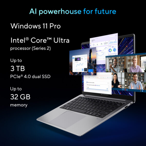 ASUS ExpertBook P5405CSA-NZ0195X Intel Core Ultra 7 258V Laptop 35,6 cm (14") WQXGA 32 GB LPDDR5x-SDRAM 1 TB SSD Wi-Fi 6E (802. - Afbeelding 15
