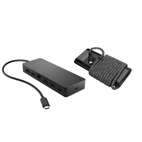 HP Universal USB-C-hub- en laptopladercombinatie - Afbeelding 7