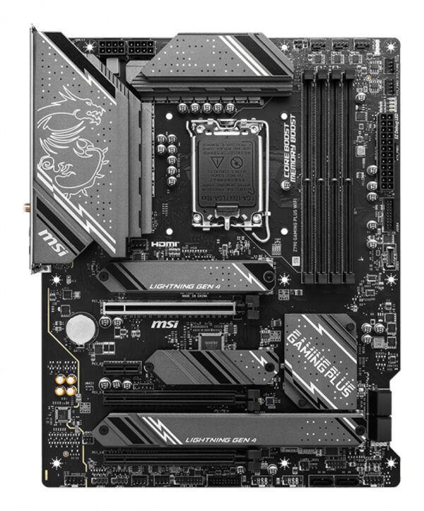 MSI Z790 GAMING PLUS WIFI moederbord Intel Z790 LGA 1700 ATX - Afbeelding 2