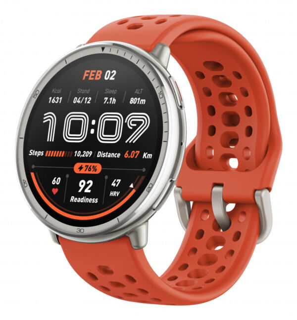Amazfit W2433EU1N smartwatch / sport watch 3,35 cm (1.32") AMOLED Digitaal 466 x 466 Pixels Touchscreen Zilver - Afbeelding 9